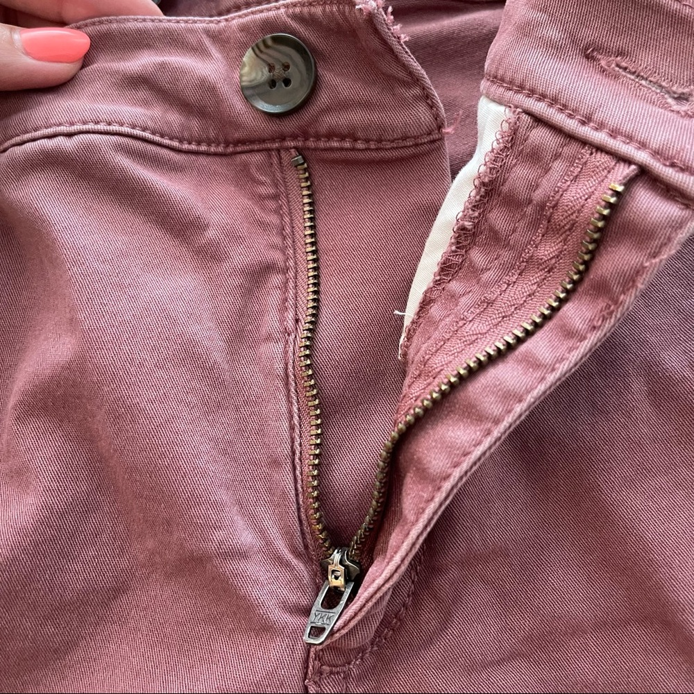 Express Midrise Pink Shorts - Picture 2 of 9